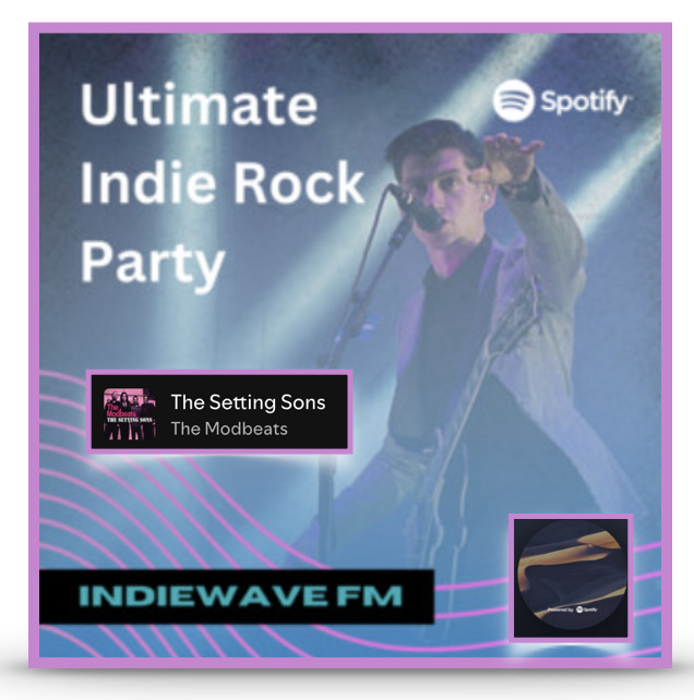Ultimate Indie Rock Party (Spotify Playlist) radio or playlist image