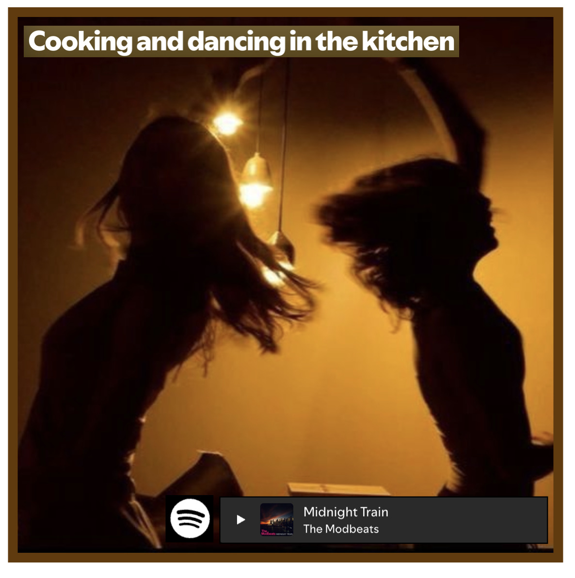 Cooking and dancing in the kitchen radio or playlist image
